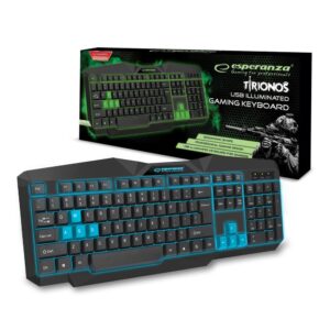 WIRED GAMING KEYBOARD ESPERANZA EGK201B TIRIONS BLUE 5901299938478