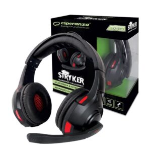 HEADSET GAMING WITH MICROPHONE ESPERANZA EGH370 STRYKER 5901299943533