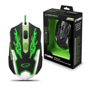 MOUSE GAMING LED 6D OPTIC USB ESPERANZA EGM405 CYBORG 5901299925461