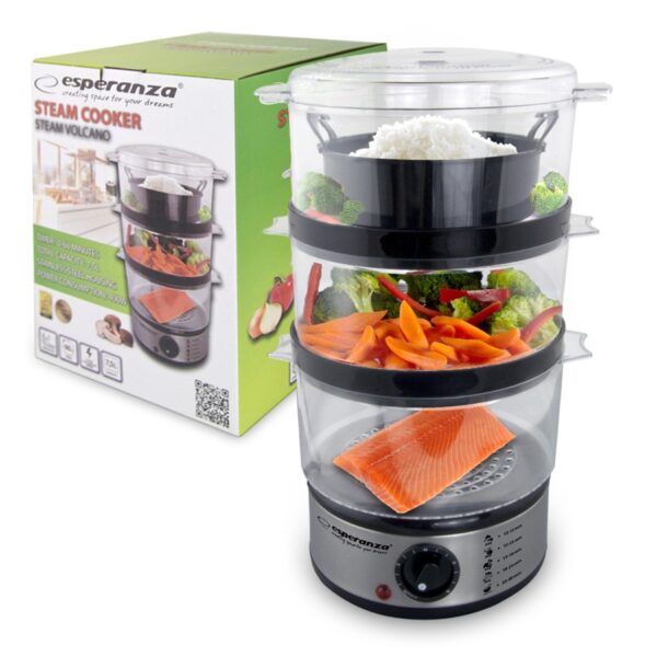 STEAM COOKER ESPERANZA STEAM VOLCANO 5901299954355