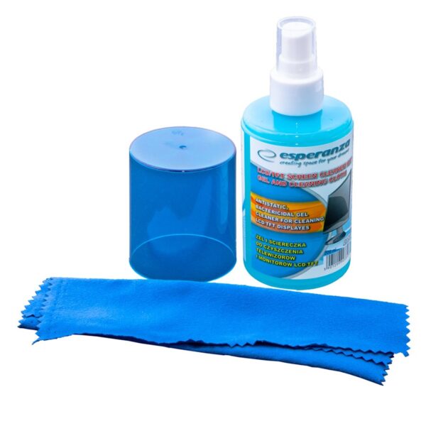 CLEANING GEL WITH MICROFIBER LCD/TFT ESPERANZA ES121 5901299903353