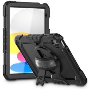 BACK CASE SOLID360 IPAD 10.9 2022 BLACK 9490713927670