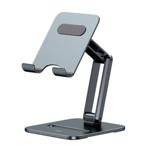 Metal tablet stand Baseus Desktop Biaxial Foldable (LUSZ000113) gray 6932172615192