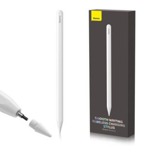 Baseus active wireless stylus + replaceable tip (SXBC020002) white 6932172615116