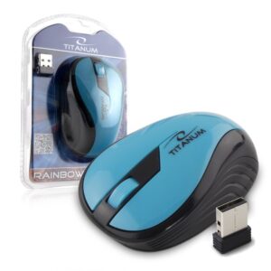 WIRELESS MOUSE 2.4GHZ 3D OPTICAL USB ESPERANZA TM114T RAINBOW TURQUOISE 5901299904770