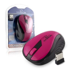 WIRELESS MOUSE 2.4GHZ 3D OPTICAL USB ESPERANZA TM114P RAINBOW PINK 5901299904787