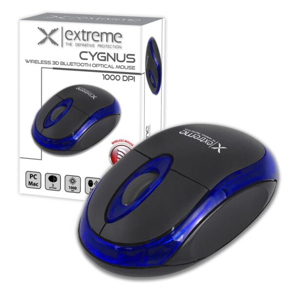 WIRELESS MOUSE BT 3D OPTICAL EXTREME XM106B CYNGUS BLUE 5901299946527