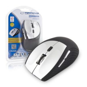 WIRELESS MOUSE BT 6D OPTICAL ESPERANZA EM123S ANDROMEDA SILVER 5901299903605