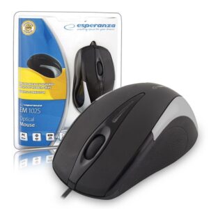 WIRED MOUSE 3D OPTICAL USB ESPERANZA EM102S SIRIUS SILVER 5905784767031