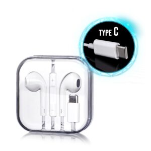 EARPHONES USB-C TYPE-C WHITE BOX