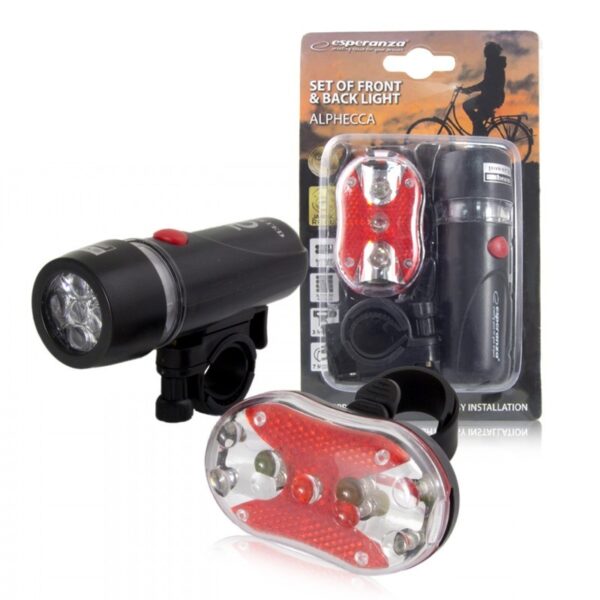 BICYCLE FRONT AND BACK LED LAMP ESPERANZA ALPHECCA 5901299950067