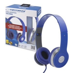 HEADSET AUDIO ESPERANZA EH145B TECHNO BLUE 5901299903933