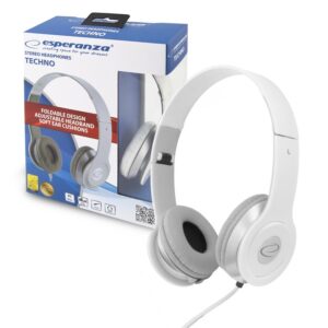 HEADSET AUDIO ESPERANZA EH145W TECHNO WHITE 5901299903926