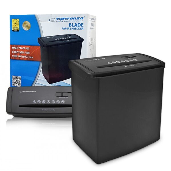 PAPER SHREDDER ESPERANZA BLADE EN101 5901299900536