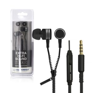 EARPHONES GAMING WITH MICROPHONE ESPERANZA EH161K ZIPPER BLACK 5901299909553