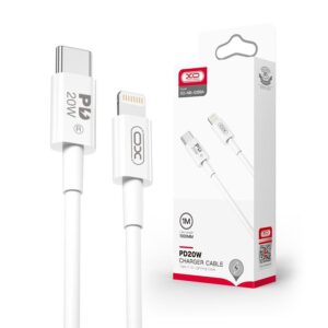 Cable USB XO NB-Q189A PD Type-C USB-C - Lightning 1.0m 20W white 6920680880126