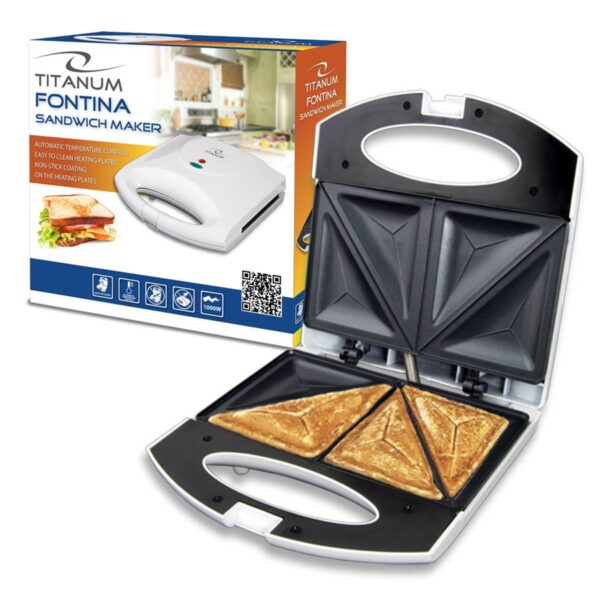 SANDWICH MAKER TITANUM TKT006W FONTINA 1000W 5901299954980