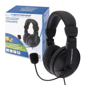 HEADSET WITH MICROPHONE ESPERANZA EH103 CONCERTO 5905784767864