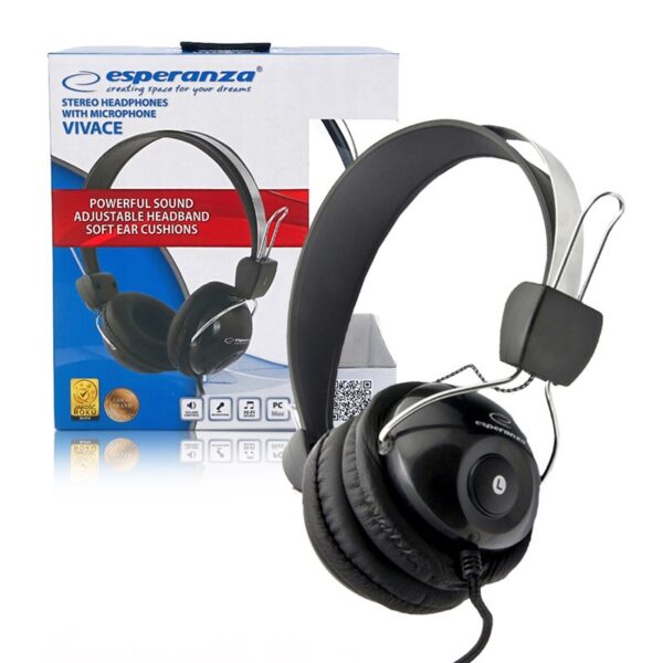 HEADSET WITH MICROPHONE ESPERANZA EH108 VIVACE 5905784767918