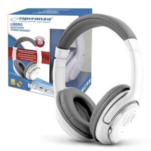 HEADSET BLUETOOTH 3.0 ESPERANZA EH163W LIBERO WHITE 5901299909959