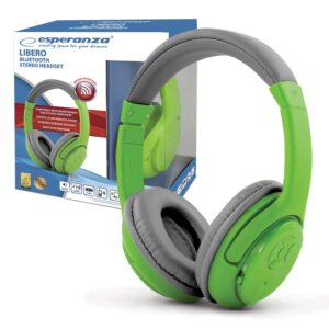 HEADSET BLUETOOTH 3.0 ESPERANZA EH163G LIBERO GREEN 5901299909973