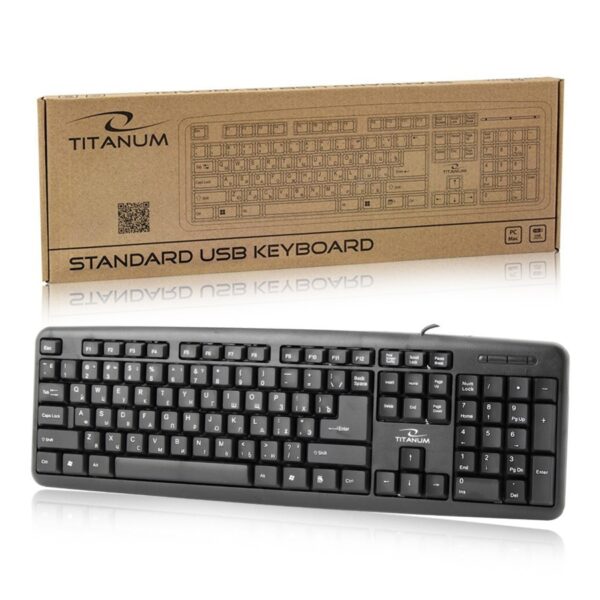 KEYBOARD STANDARD WIRED TITANUM TKR101 USB RUS 5905784768250