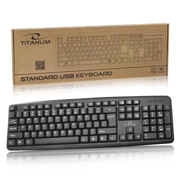 KEYBOARD STANDARD WIRED TITANUM TK101 USB 5905784768243