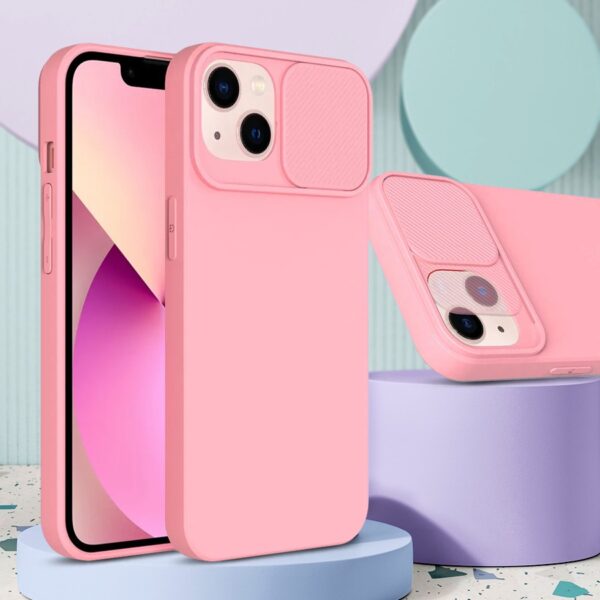 Back Case Slide iPhone XS Max light pink 5903396183492