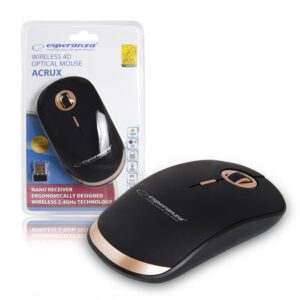 WIRELESS MOUSE 2.4GHZ 4D OPTICAL USB ESPERANZA EM127 ACRUX 5901299942635