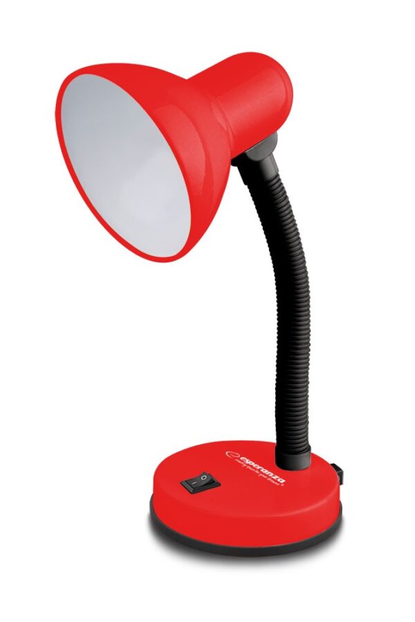 DESK LAMP ESPERANZA E27 VEGA RED 5901299943793