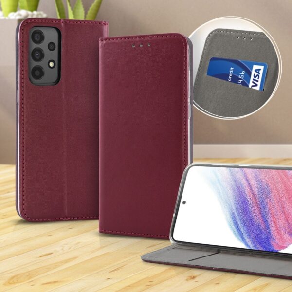 SMART MAGNETIC Samsung S23 burgundy 5900495049629