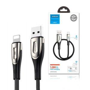 Cable USB Joyroom Sharp Series USB-A - Lightning 3A 3m (S-M411) black 6956116798888