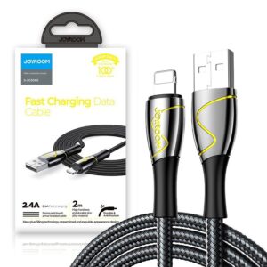 Cable USB Joyroom Mermaid series Lightning 2.4A 2m (S-2030K6) black 6941237151001