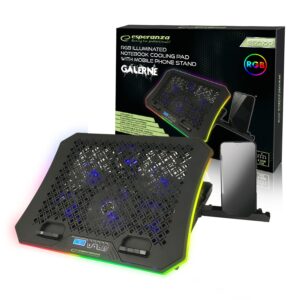 COOLING PAD NOTEBOOK LED RGB ESPERANZA GALERNE 5901299957851