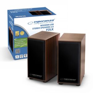 SPEAKERS 2.0 USB ESPERANZA FOLK 5901299911617