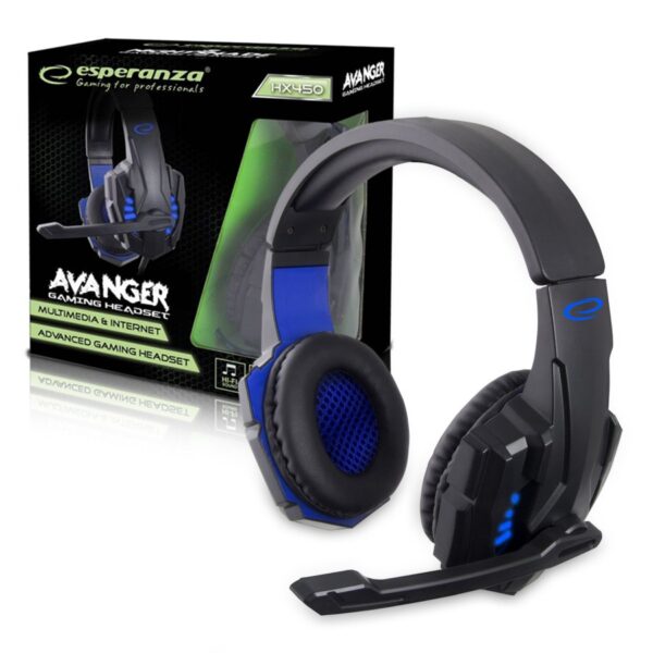 HEADSET GAMING WITH MICROPHONE ESPERANZA EGH450 AVANGER 5901299943397