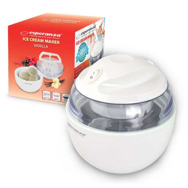 ICE CREAM MACHINE ESPERANZA VANILLA WHITE 5901299954713