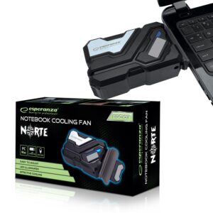 COOLING FAN NOTEBOOK LED USB ESPERANZA EGC103 NORTE 5901299943434