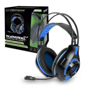 HEADSET GAMING WITH MICROPHONE ESPERANZA EGH420B DEATHSTRIKE BLUE 5901299928905