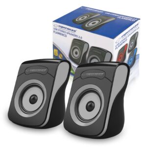 SPEAKERS 2.0 USB ESPERANZA FLAMENCO BLACK 5901299940693