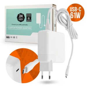 Universal Power Supply 61W USB typ-C USB-C (white) Macbook Pro/ iPad Pro 11/MacBook 12 ZZ/USBC61W 5903050371890