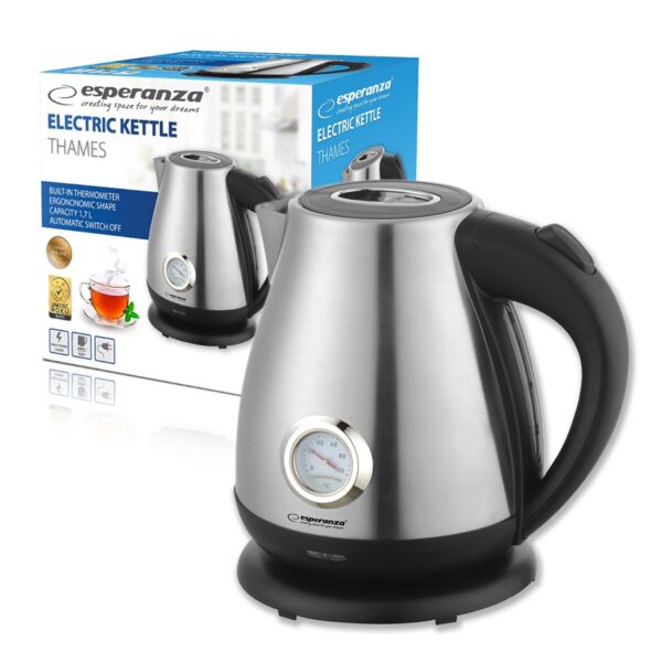 ELECTRIC KETTLE WITH THERMOMETER ESPERANZA THAMES 1.7 L 5901299956755