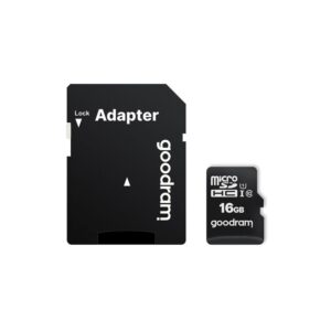 Memory card GoodRam 16GB microSDHC class 10 UHS-I with adapter 5908267930137