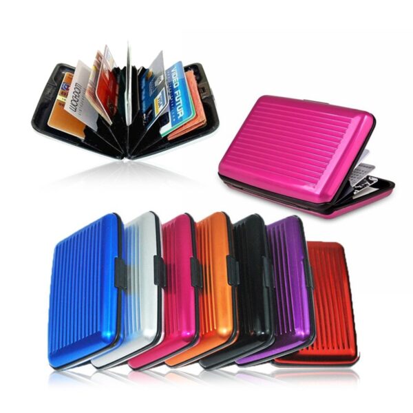 BUSINESS CARDS CASE 11 CM X 7.5 CM X 2 CM (MIX OF COLORS)