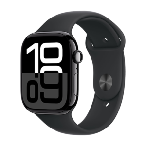 Watch Apple Watch Series 10 GPS 46mm Jet Black Aluminium Case with Sport Band M/L – Black