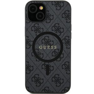 GUESS Hardcase GUHMS24LG4GFRK Samsung S24 Ultra Magsafe 4G Ring classic logo black 3666339241476