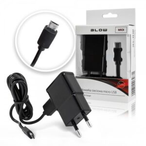 TRAVEL CHARGER BLOW 1xUSB 2,1A + MICRO USB CABLE MI01