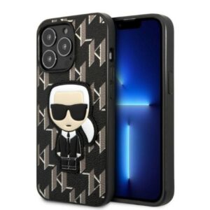 Karl Lagerfeld iPhone 13 Pro KLHCP13LPMNIKBK hard case Monogram Iconic Karl black 3666339049386