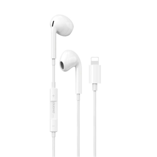 Earphones Dudao X14PROL-W1 Lightning (X14PROL-W1) white 6973687244132