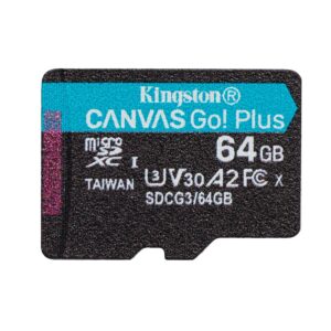 Memory Card Kingston micro SDXC Canvas Go! Plus 64GB class 10 UHS-I 170 MB/s 740617301175